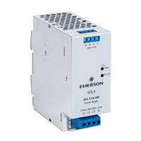 SOLAHD SVL DIN RAIL, ESSENTIALS ONLY, 3 PHASE POWER SUPPLY,  120W, 24V, 5A OUT, C1D2 (SVL 5-24-480)